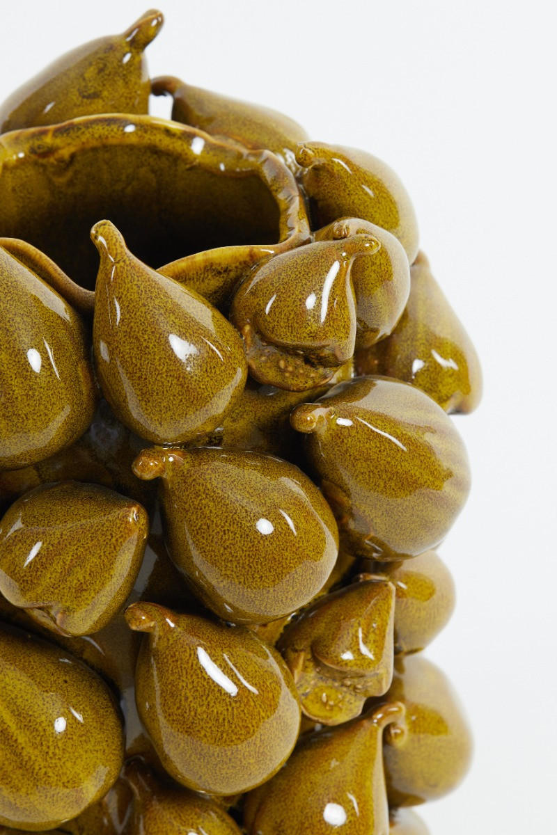 VASE Natalia Gelb Ø23,5/32,5 cm - Gelb, Keramik (32.5cm) - Light & Living