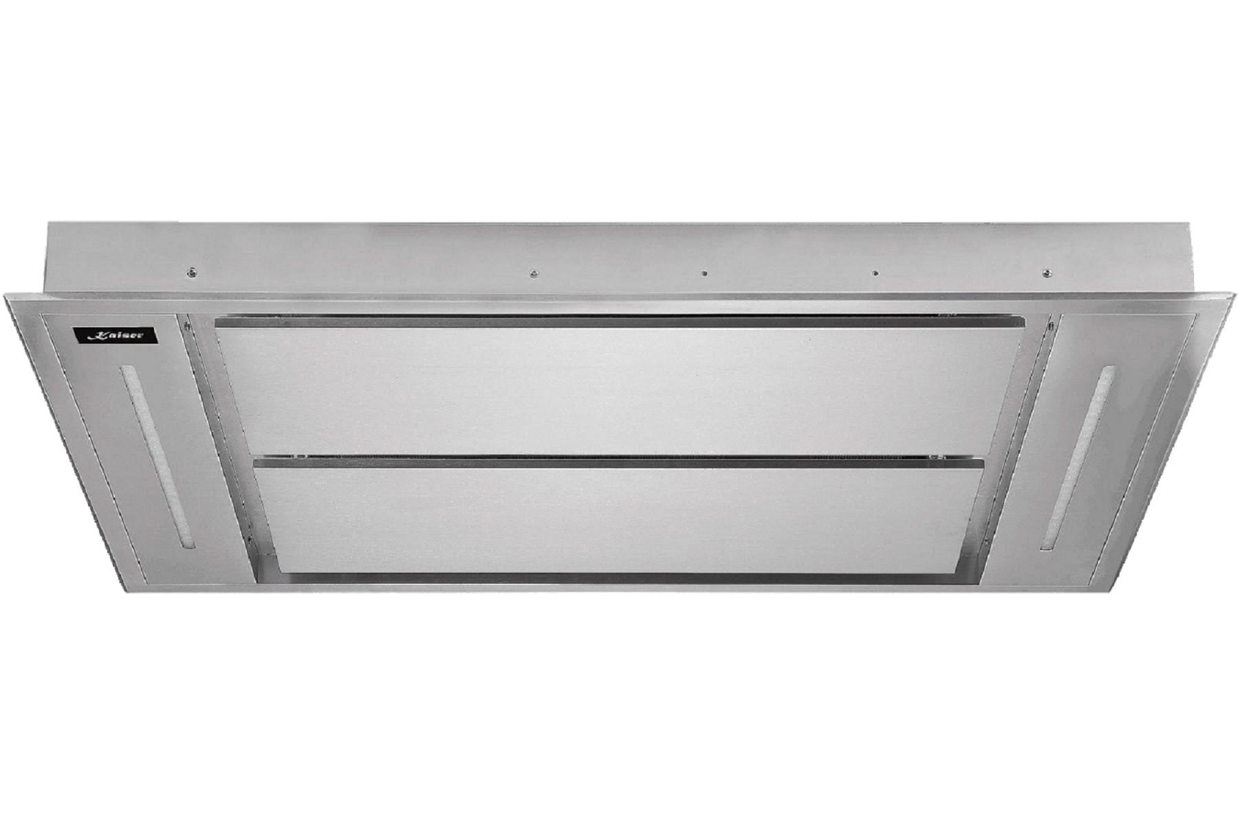 XXXLutz Dunstabzugshaube Silber 110x27x70 cm