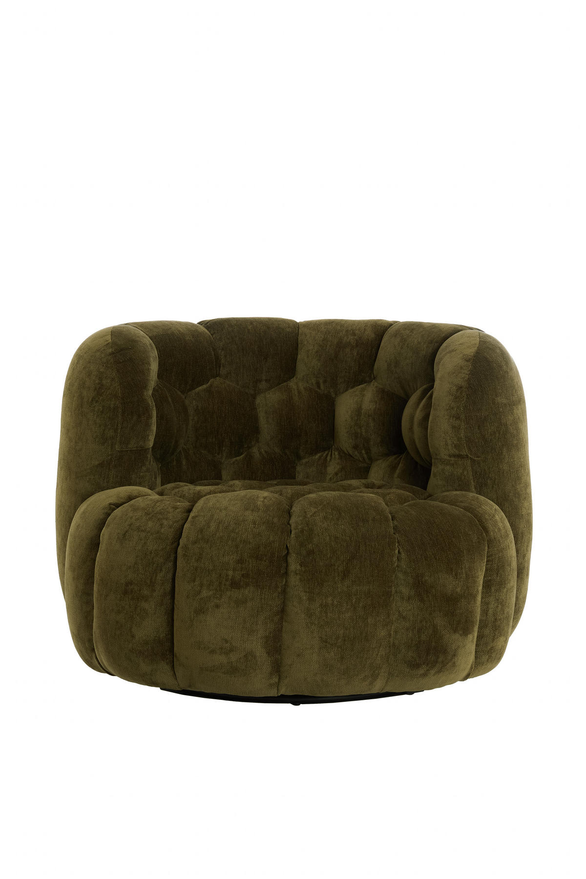 SESSEL Amara Grün 100/98/72 cm - Grün, Holz (98/72/100cm) - Light & Living