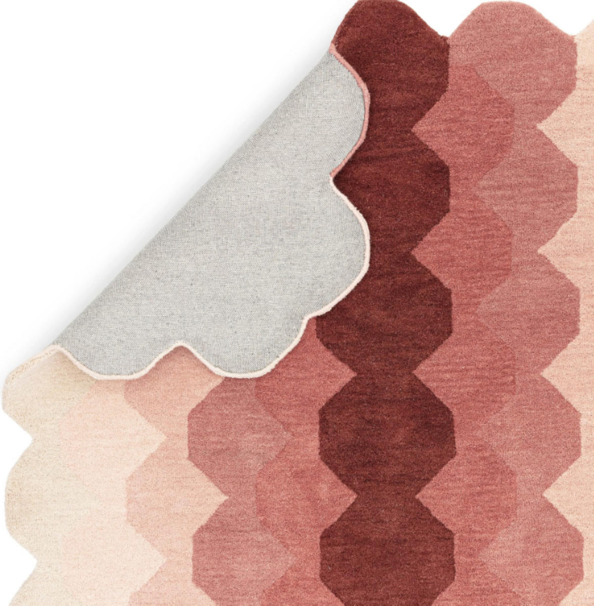 TEPPICH modern handgetuftet KERNEL Rosa 200 x 290 cm - Pink, Naturmaterialien (200/290cm) - Novatrend