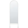 WANDSPIEGEL Metall weiß 45/145 cm Jarnages - Weiß, Metall (45/145/3cm) - Beliani