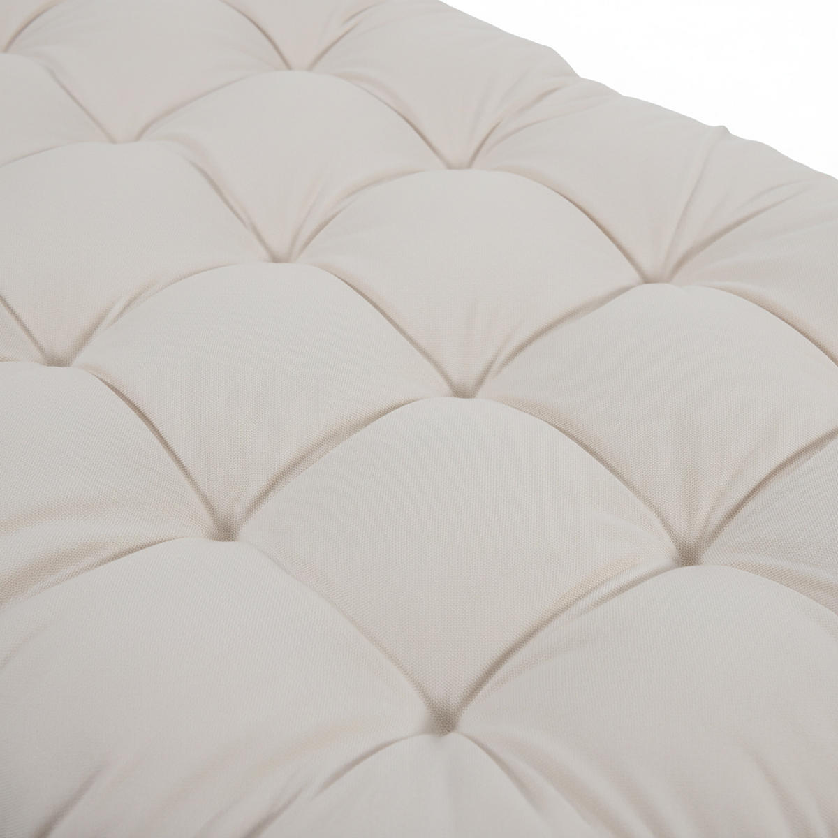 LAVIČKOVÝ sedák - béžová, textil/plast (50/8/180cm) - Relaxdays