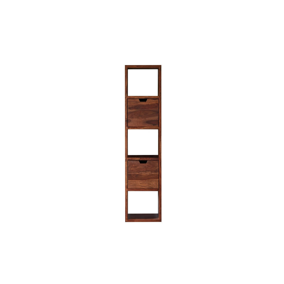 BÜCHERREGAL Kwarto Braun aus Palisander - Braun, Holz (35/150/30cm) - Tikamoon