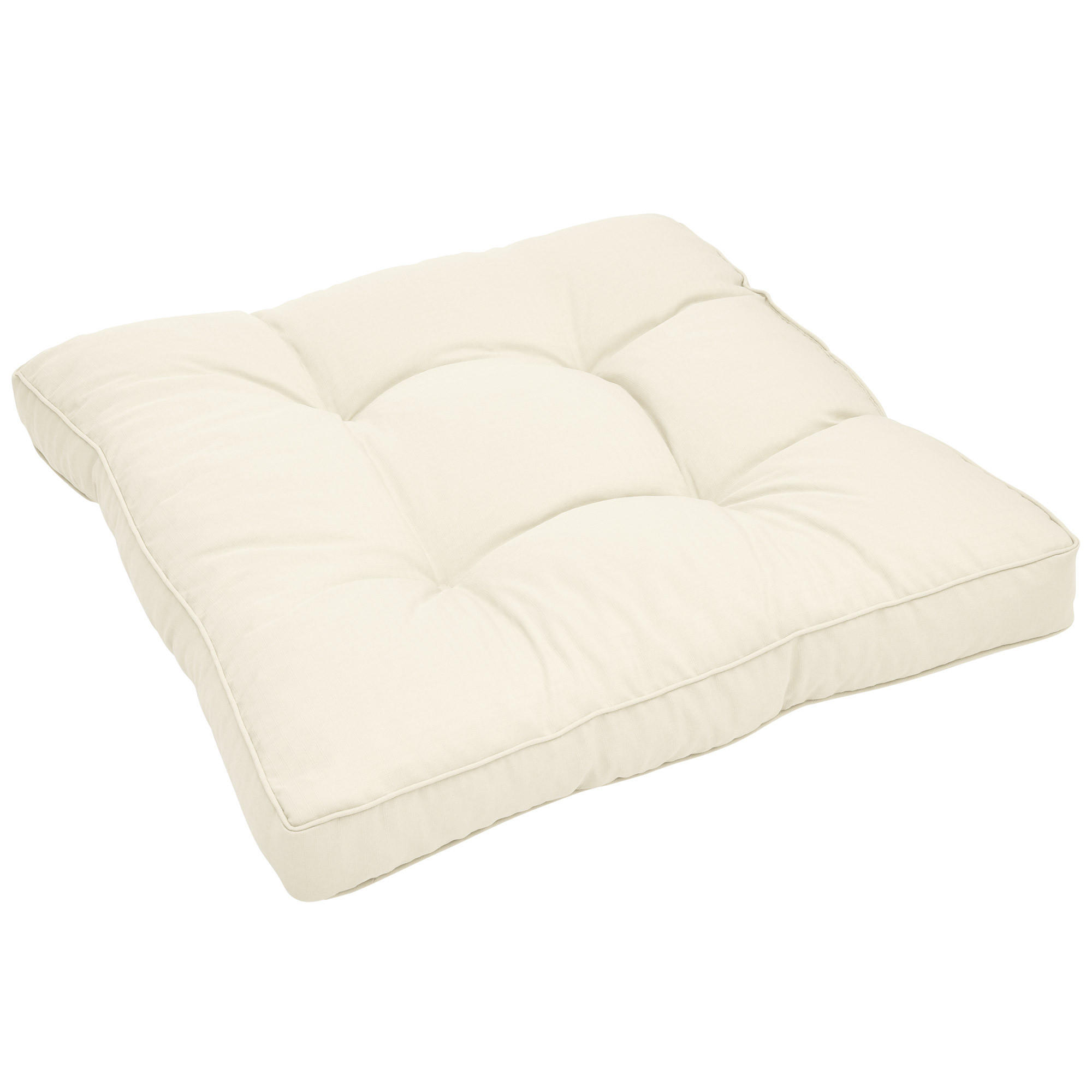LOUNGEKISSEN Xluna Sitz 70/70/10 cm Natur - Naturfarben, Textil (70/70/10cm) - Beautissu 