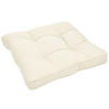 LOUNGEKISSEN Xluna Sitz 70/70/10 cm Natur - Naturfarben, Textil (70/70/10cm) - Beautissu 