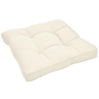 LOUNGEKISSEN Xluna Sitz 50/50/10 cm Natur - Naturfarben, Textil (50/50/10cm) - Beautissu 
