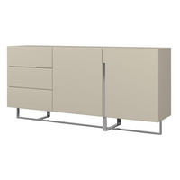 SIDEBOARD HUDSON Beige 180x42x85 cm - Beige, Holzwerkstoff (180/85/42cm) - FURNLUX