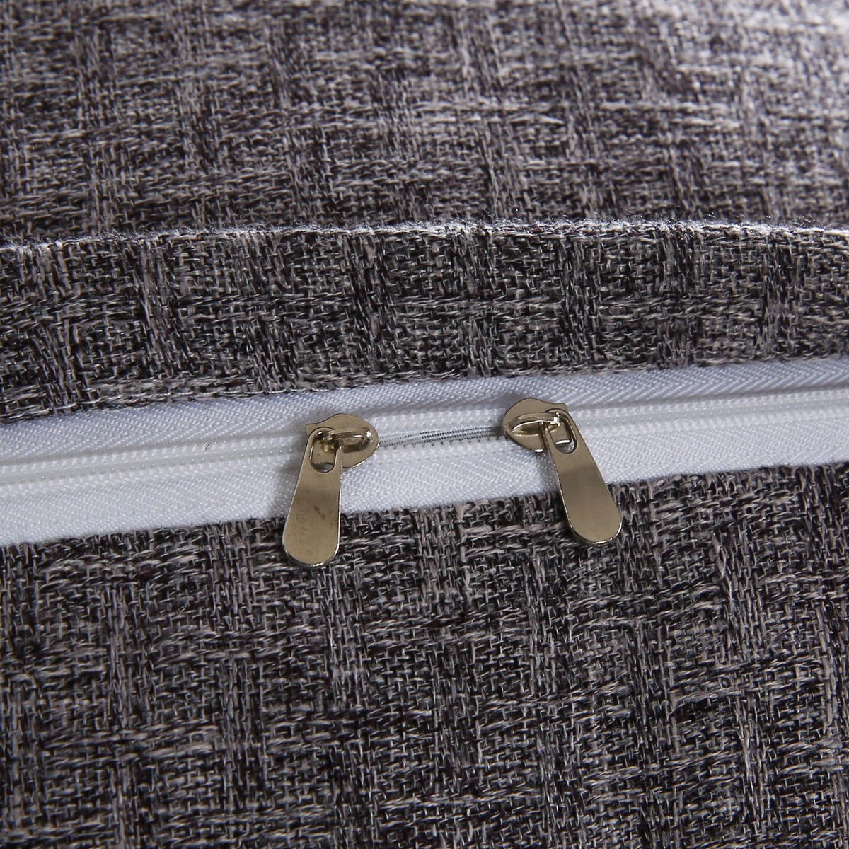 RÜCKENKISSEN Leinen Groß 200cm - Dunkelgrau, Textil (15/200cm) - Vercart