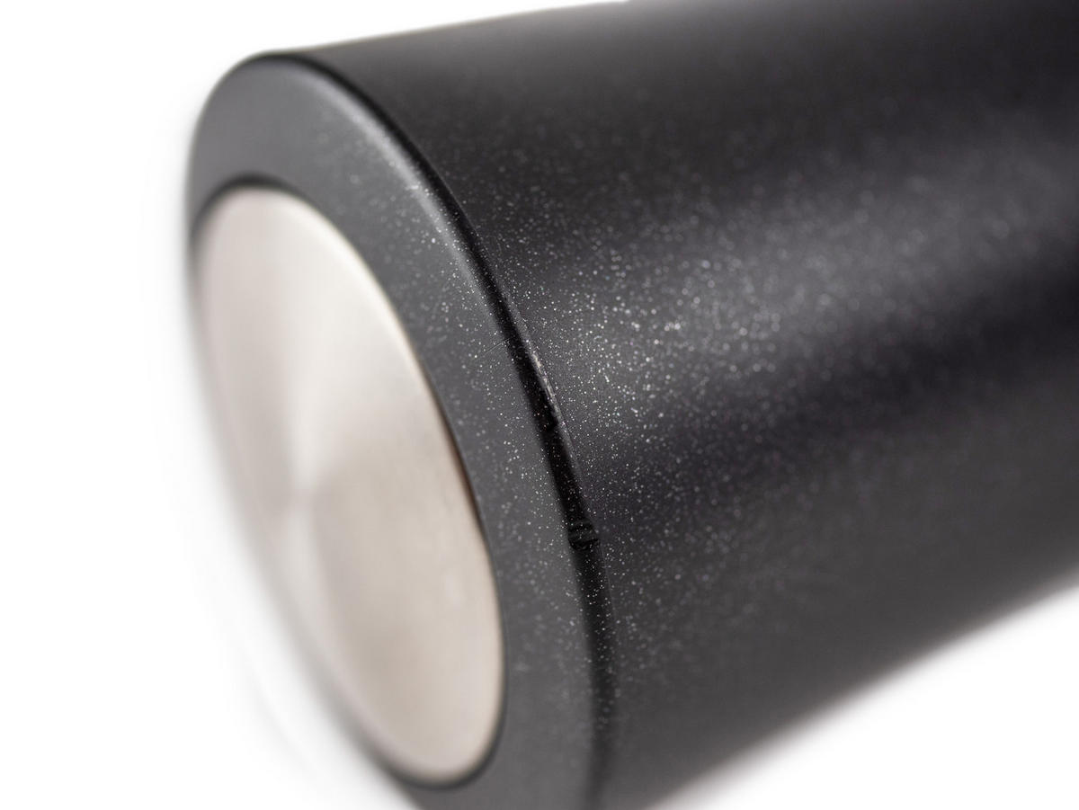 MÜHLENSET Elektrisch Daman 16cm Pfeffer- & Salzmühle Acryl Zirkonia-Mahlwerk - Schwarz, Kunststoff (13/16/6.5cm) - PEUGEOT