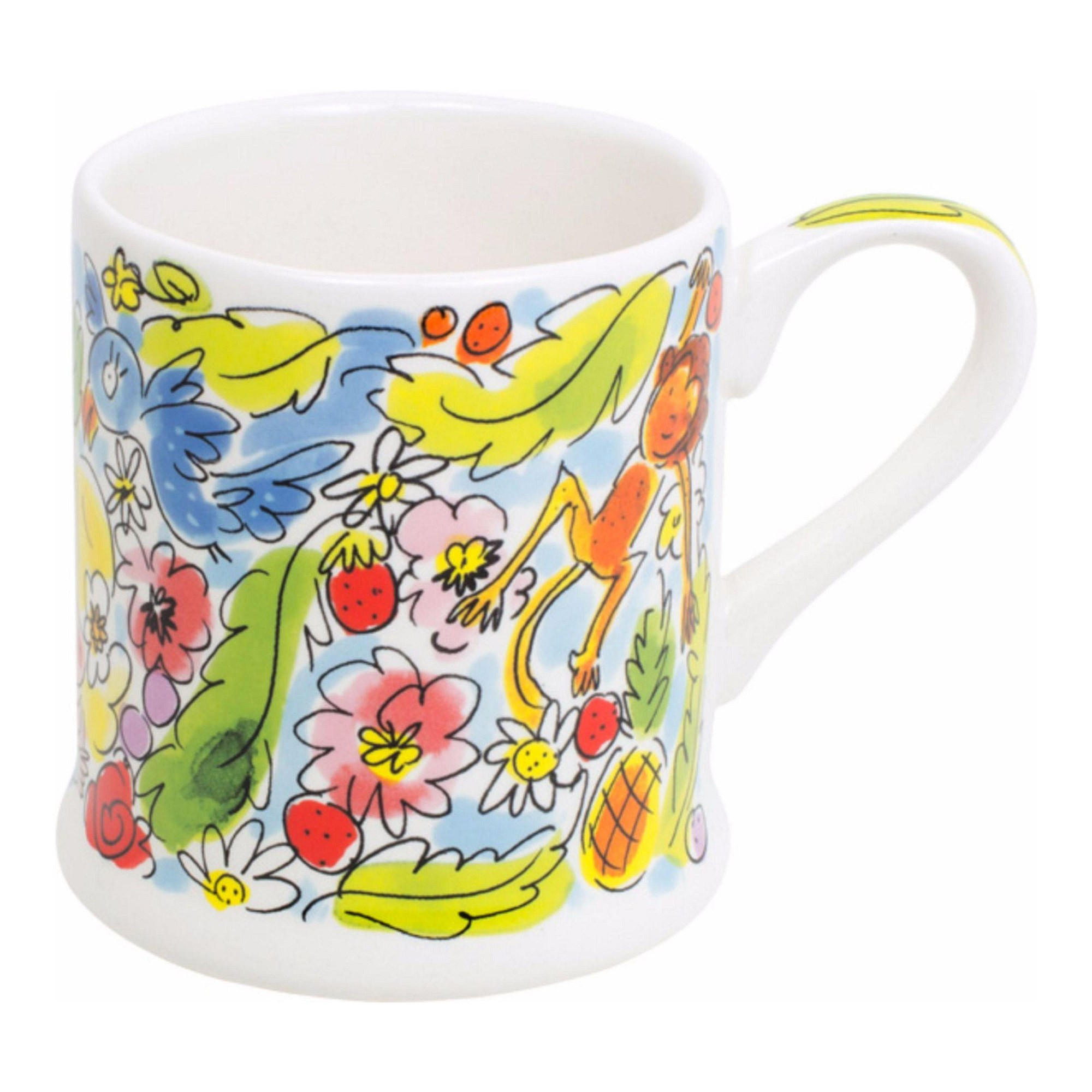 BECHER Paradies in Bunt - 500 ml - Multicolor, Keramik (0.5L) - Blond Amsterdam