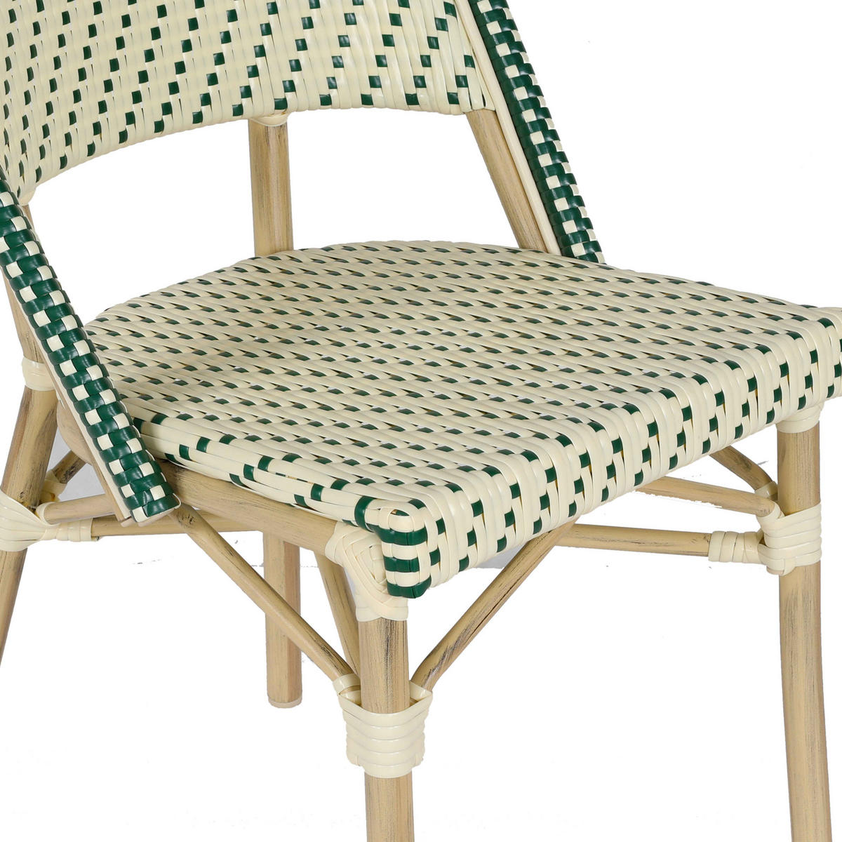 GARTENSTUHL, Grün - Grün, Holz (49/88/58cm) - Oviala