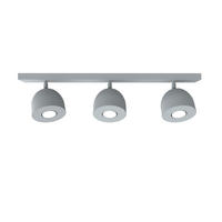 DECKENLEUCHTE - Grau, Metall (6.5/69/18cm) - Lumicom