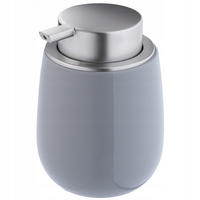 FLÜSSIGSEIFENSPENDER 12 cm, grau - Grau, Keramik (9.5/12cm) - KADAX