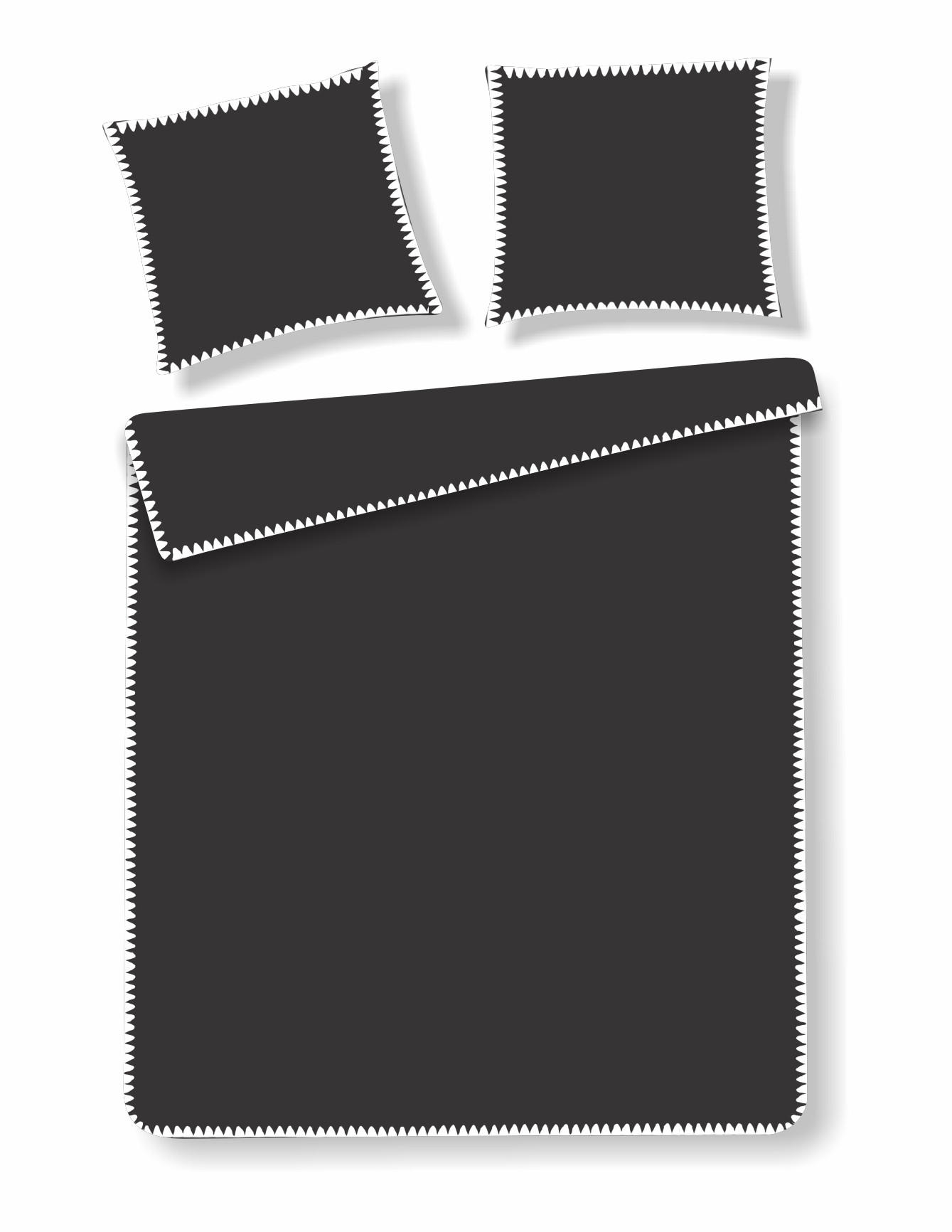 BETTWÄSCHE Tanger - Schwarz, Textil (160/200cm) - home&you