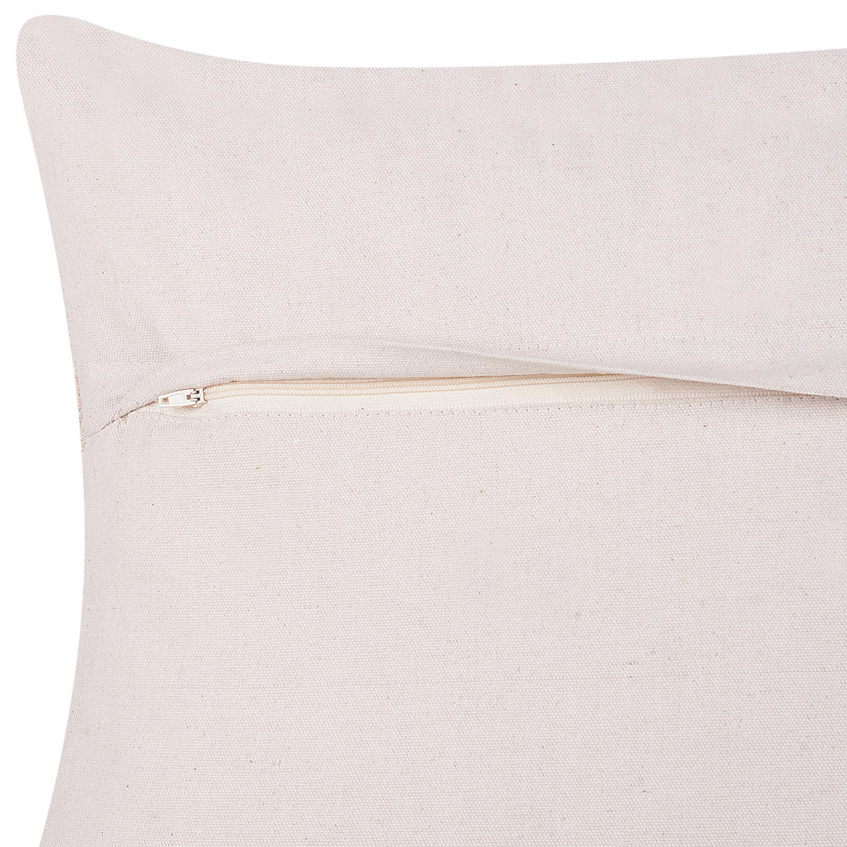 DEKOKISSEN 2er-Set Hellbeige 45/45 cm Thondi - Beige, Naturmaterialien/Textil (45/45cm) - Beliani