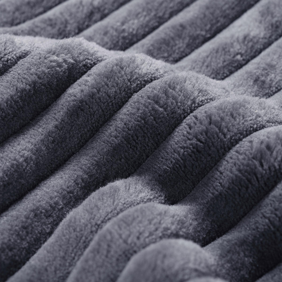 L-FÖRMIGES ECKSOFA Grau 261/146/65 cm 3-Sitzer Deep-Seat Cordstoff - Grau, Textil (261/146cm) - PANGIVO