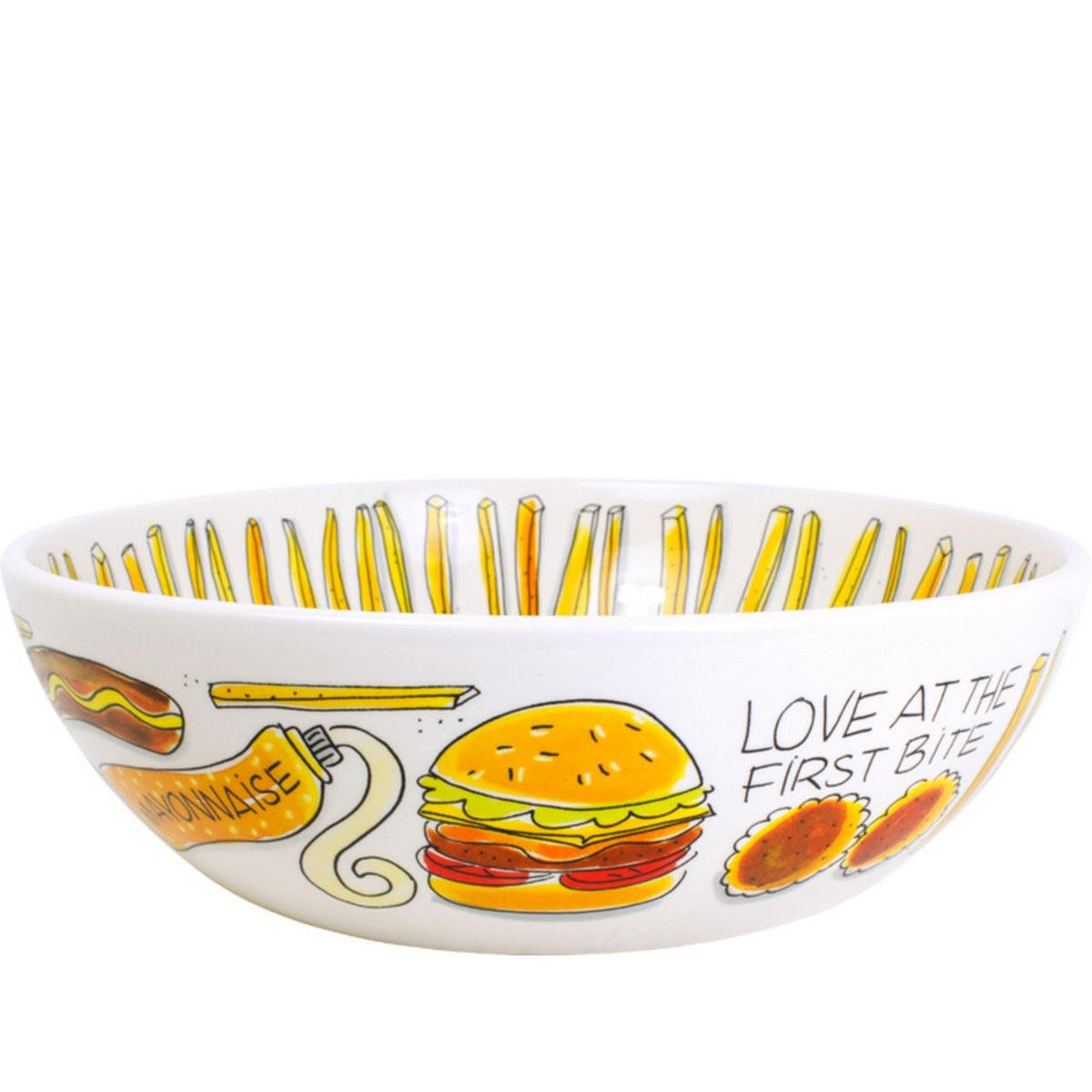 SCHALE Snack in Bunt - 30cm - Multicolor, Keramik (9cm) - Blond Amsterdam