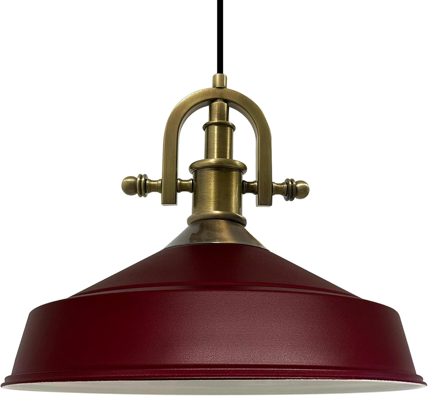 PENDELLEUCHTE Asletl-Marine - Bordeaux, Metall (41/41/28cm) - Bamyum