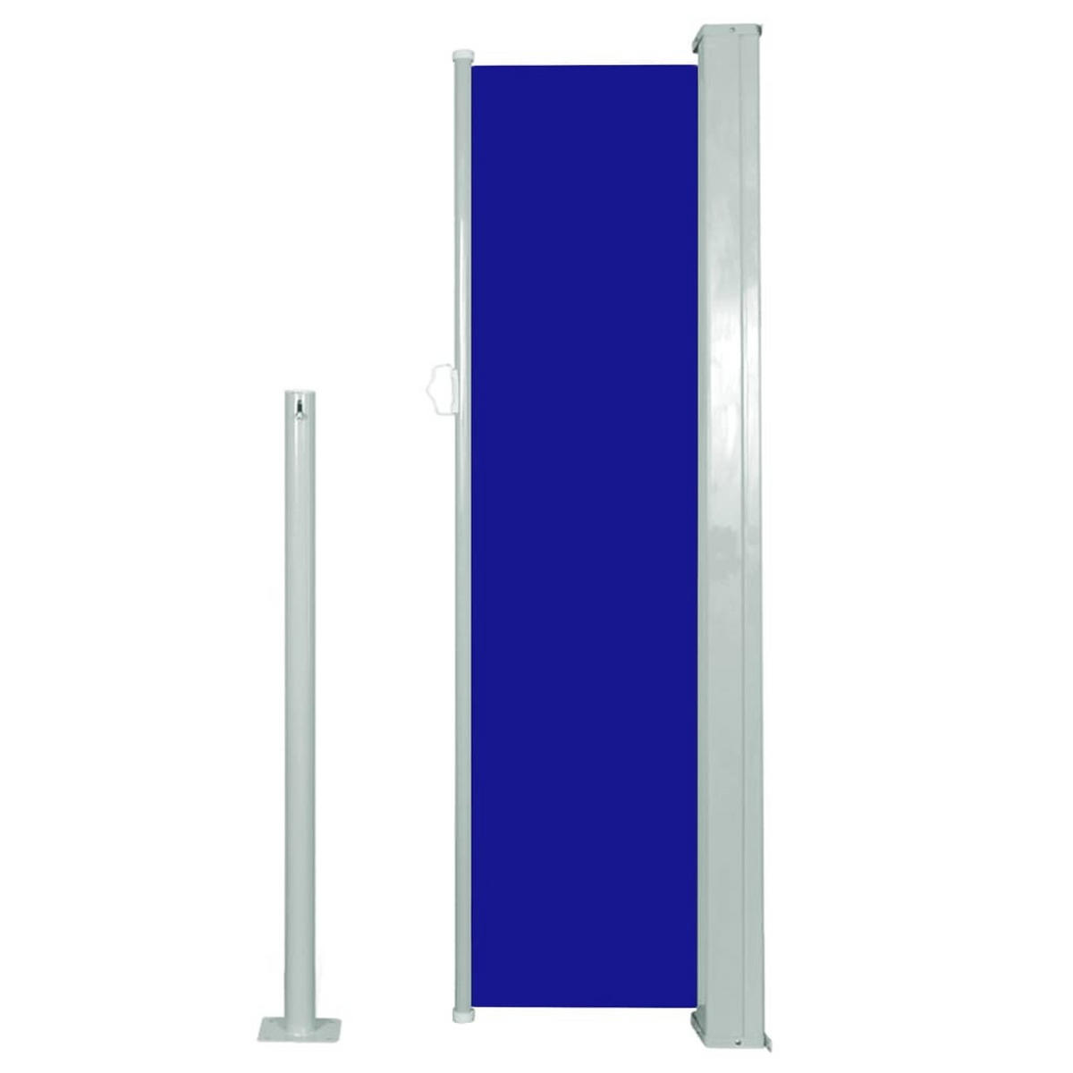 AUSZIEHBARE Seitenmarkise 120x300 cm Blau - Blau, Textil (3/120/300cm) - furnicato