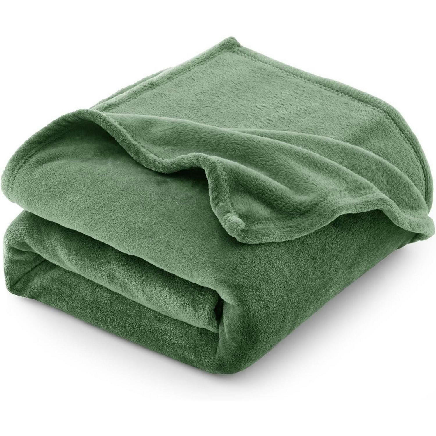KUSCHELDECKE Flanell 230 x 270 cm Grün - Grün, Textil (1/230cm) - LUXUSKOLLEKTION