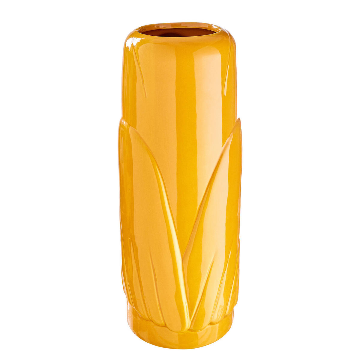 KERAMIKVASE Tuki Tukan - Gelb, Keramik (39cm) - Butlers