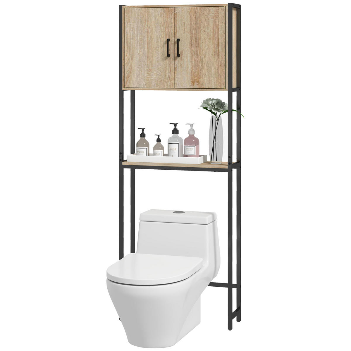 HÄNGESCHRANK Naturholz 1 Stück - Beige, Naturmaterialien (64/178/19cm) - GiPP