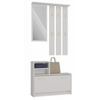 DULAP DE GARDEROBĂ practic, set de dulapuri cu oglindă, model „Kashmir”, 85/180/24 - cașmir, compozit lemnos (85/180/24cm) - RAUMHIRSCH FURNITURE