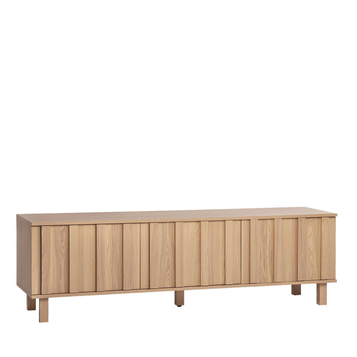 TV-ELEMENT Otto Natürlich 160 cm x 48 cm - Naturfarben, Holzwerkstoff (160/48/40cm) - Klast Home