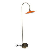 STEHLAMPE Axelor 170 Cm - Orange, Metall (30/30/170cm) - Bamyum