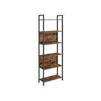 BÜCHERREGAL STANDREGAL - Braun, Holzwerkstoff (24/186/60cm) - Hansiro