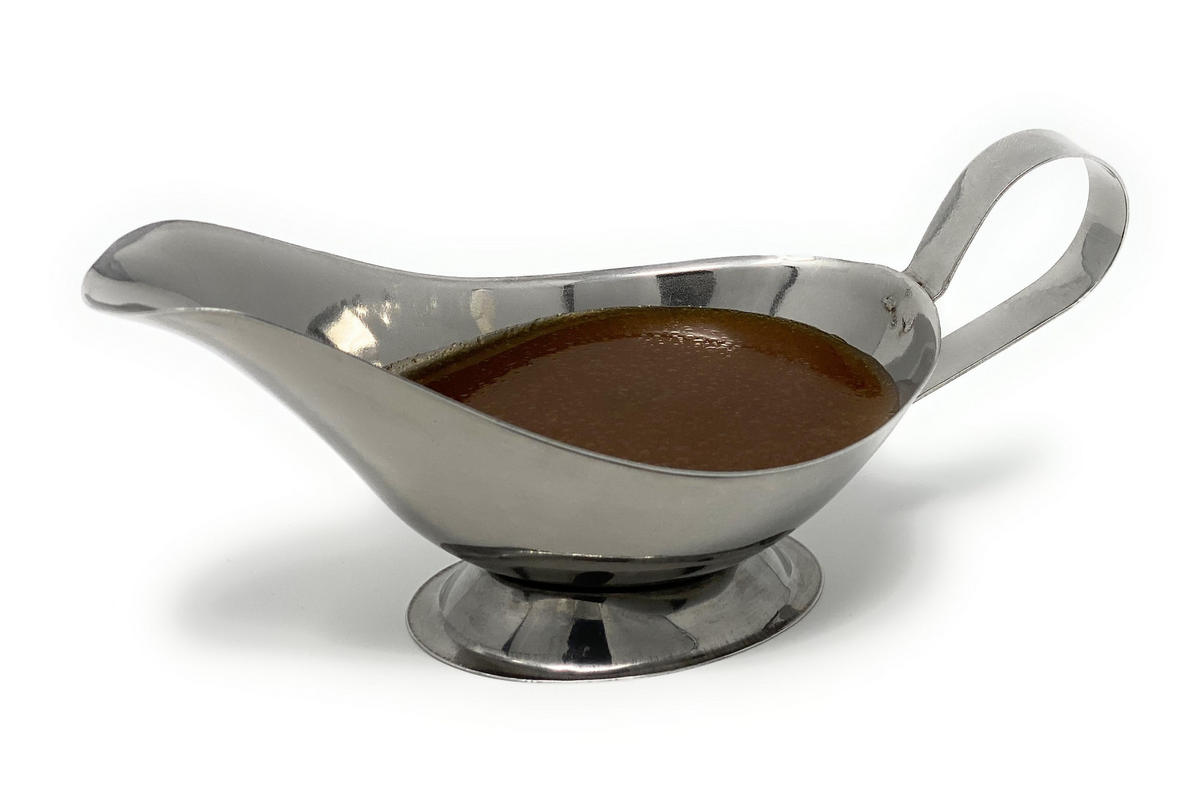 SAUCIERE Edelstahl Rostfrei 100 ml Soßenbehälter - Grau, Metall (7.5/17/7cm) - DanDiBo