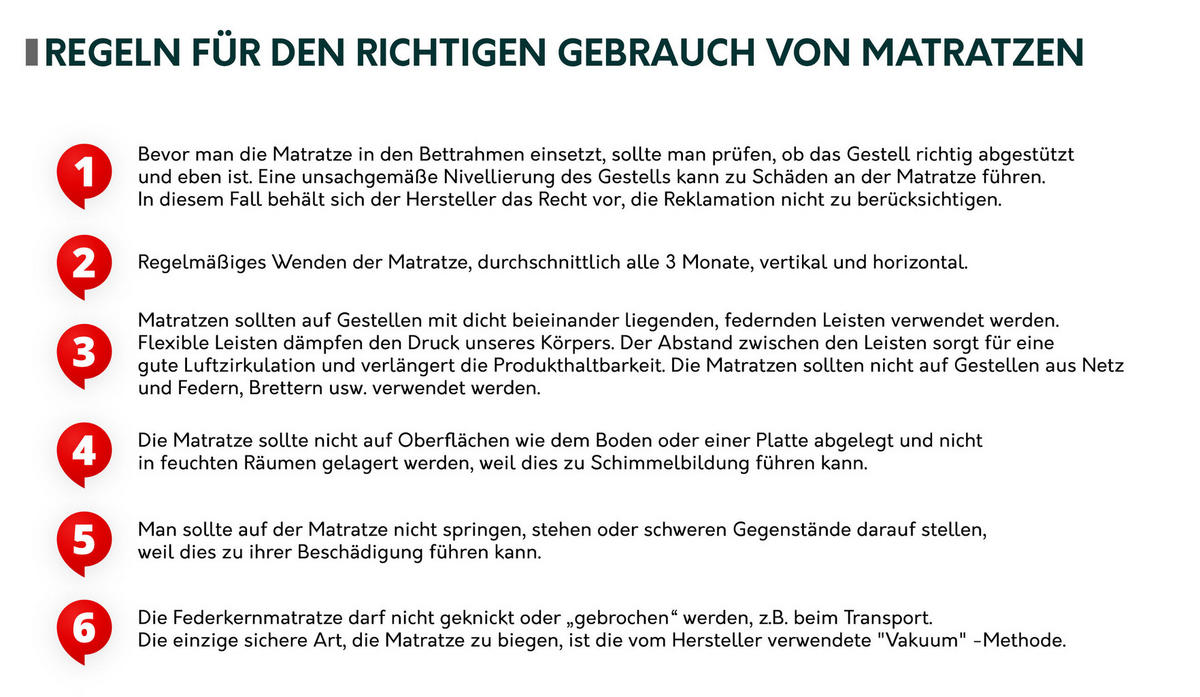 FEDERKERNMATRATZE Gemini 18 cm - Weiß, Textil (120/200cm) - MIRJAN24