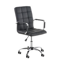 BÜROSTUHL Deal V2, Kunstleder Grau - Grau, Textil/Metall (54/101/59cm) - TPFLiving