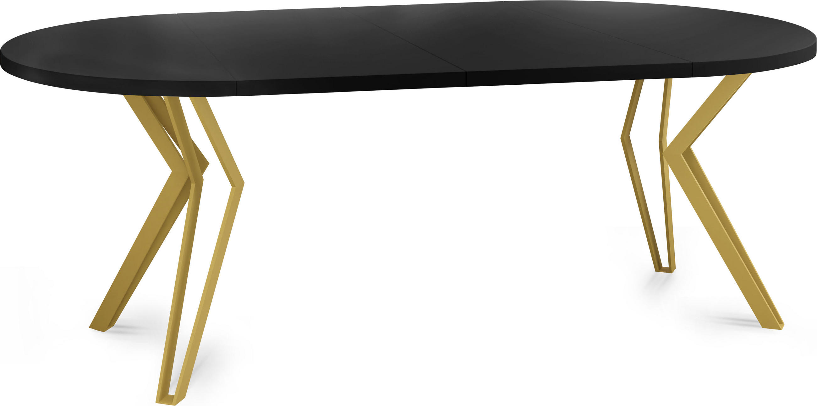 Thumbnail - WFL Group Esstisch, Schwarz, Holzwerkstoff, Rund,Rund, 100x76x100 cm, Esszimmer, Tische, Esstische