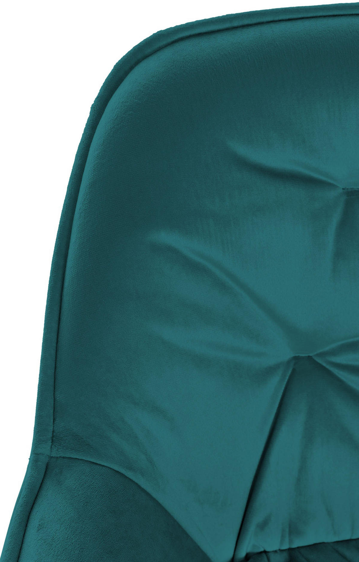 BARHOCKER 2er Set Gibal 76 Samt dunkelgrün - Schwarz/Grün, Textil/Metall (54/103/57.5cm) - TPFLiving