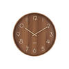 WANDUHR Pure Ø40 cm - Braun, Holz (40/40/4.5cm) - Karlsson