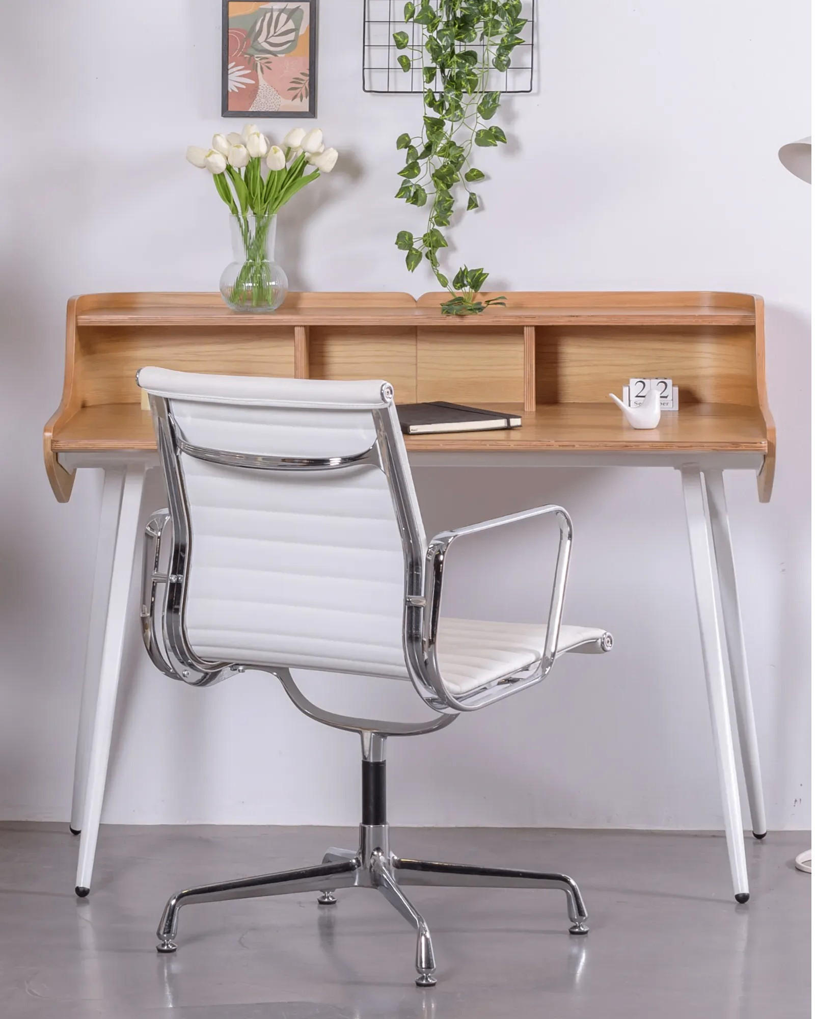 SCHREIBTISCHTISCH Rechteckig Eichefarben 62/120/96 cm - Eichefarben, Holz (62/120/96cm) - Nest Dream