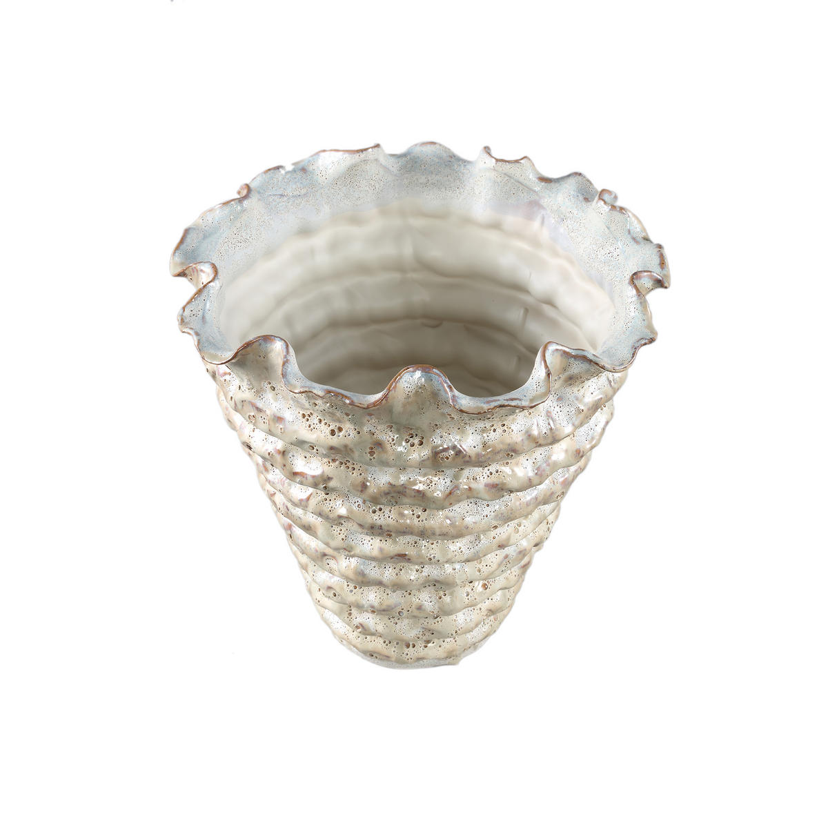 TOPF Nianh Beige 30.5/30.5/30.5cm - Beige, Keramik (30.5cm) - PTMD Collection