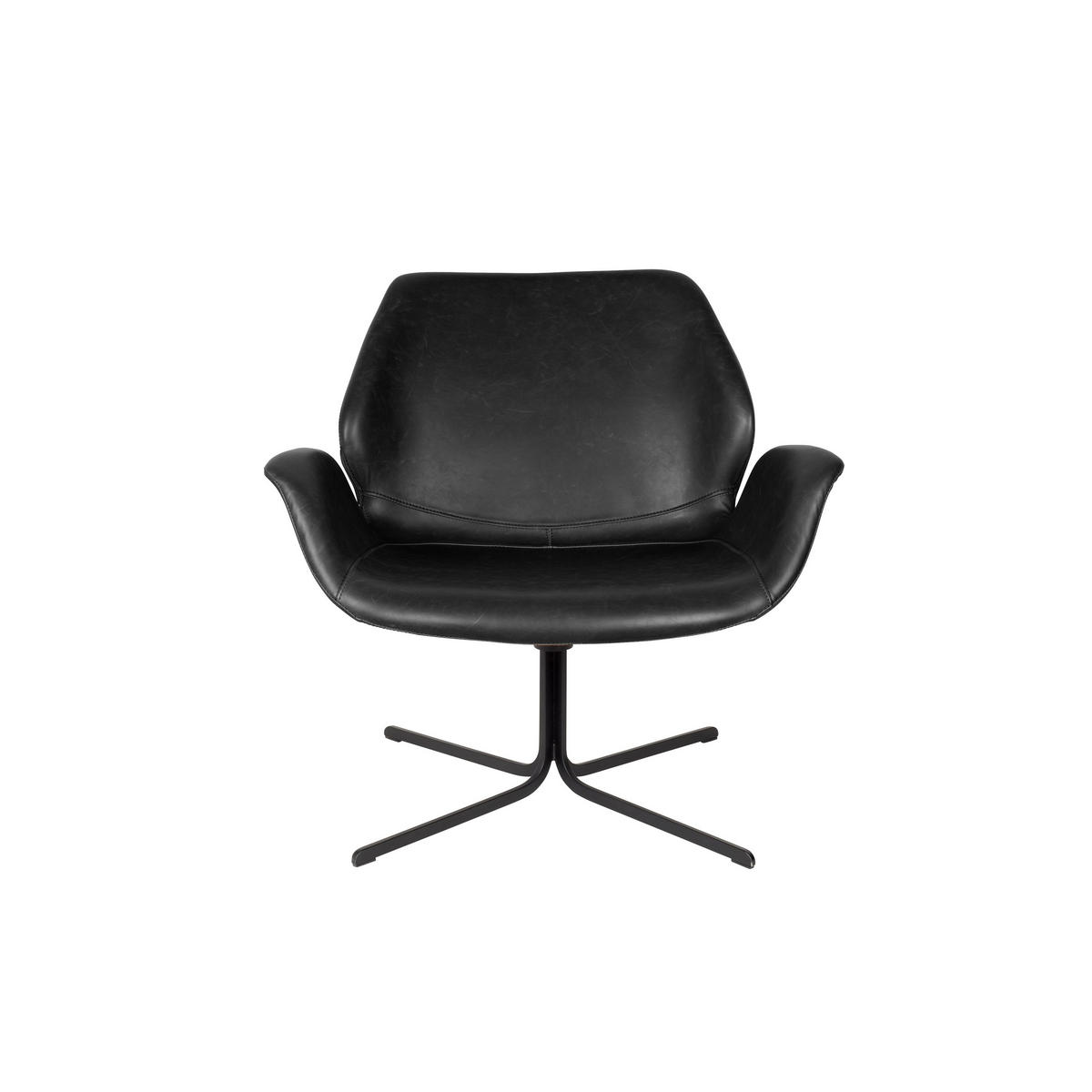 SESSEL Nikki Schwarz - Schwarz, Kunststoff (79/78/75cm) - Zuiver