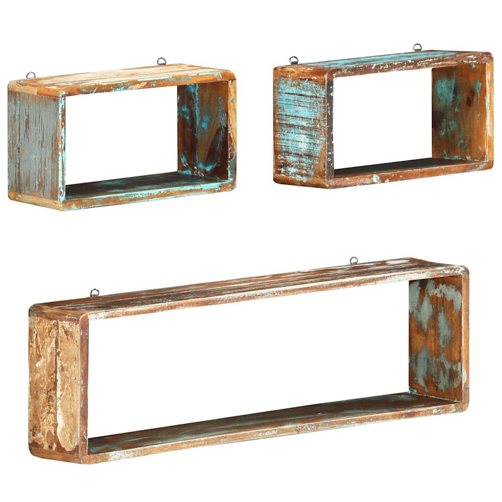 furnicato Wandregal Braun 15x15x25 cm