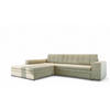 ECKSOFA Lusaka Mit Schlaffunktion - Creme, Holzwerkstoff/Textil (292/198cm) - Fun Möbel