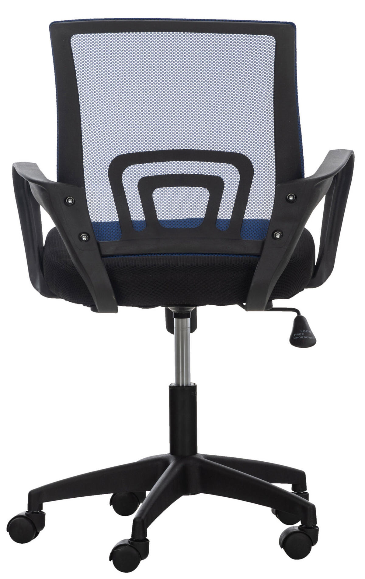 BÜROSTUHL Audrey mit Netzbezug, Blau - Blau, Kunststoff/Textil (62/95/50cm) - TPFLiving