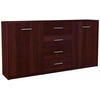 KOMMODE Bodo 2D4S Wenge 177/35/75 cm - Wengefarben, Holzwerkstoff (177/75/35cm)