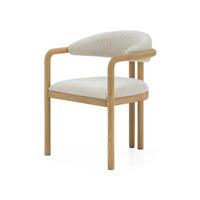 ESSZIMMERSTUHL Nature beiger Sitz - Beige, Holz (58/77/59cm) - WOODEK