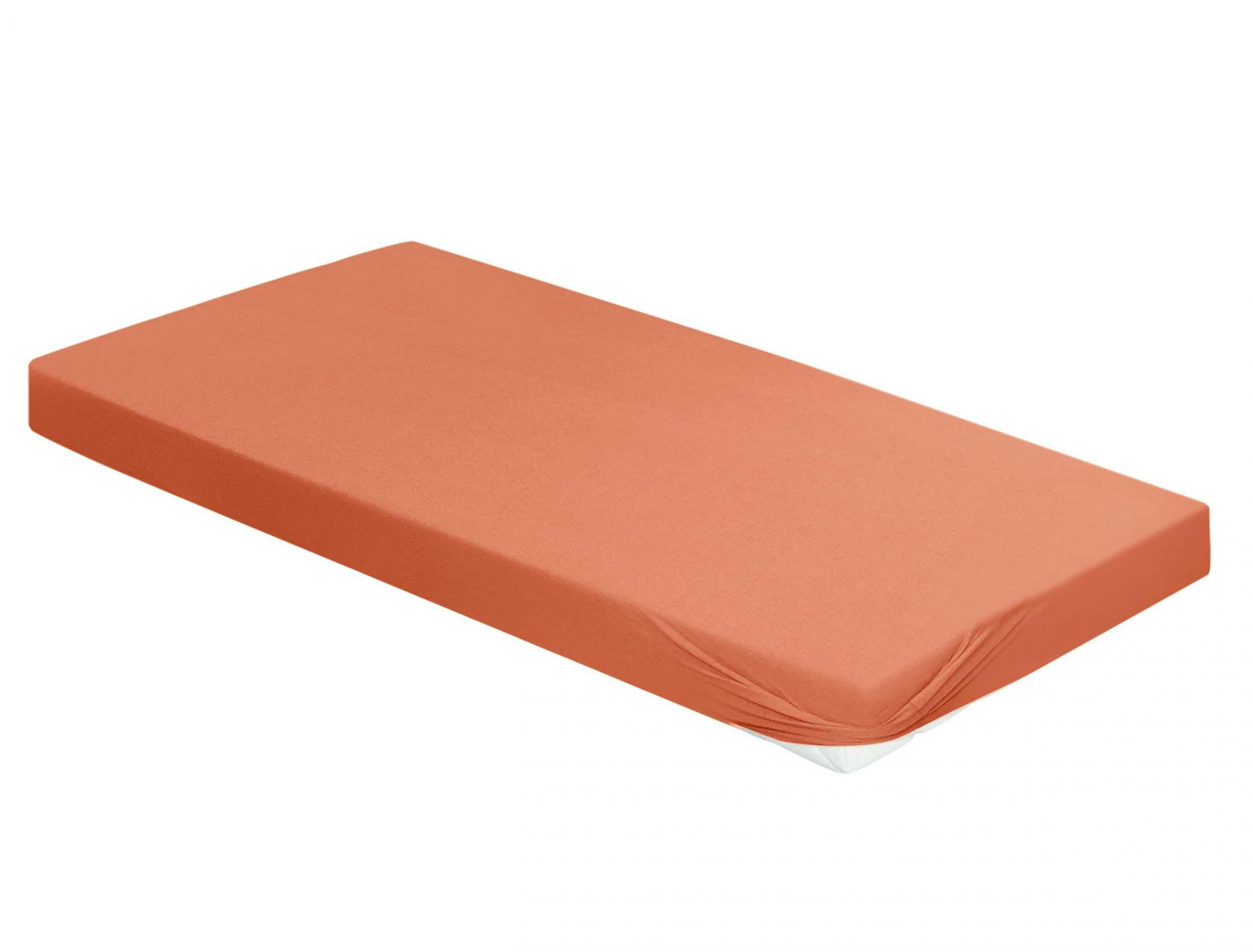 SPANNBETTTUCH ORION 0009 - Orange, Textil (120/200cm) - Irisette