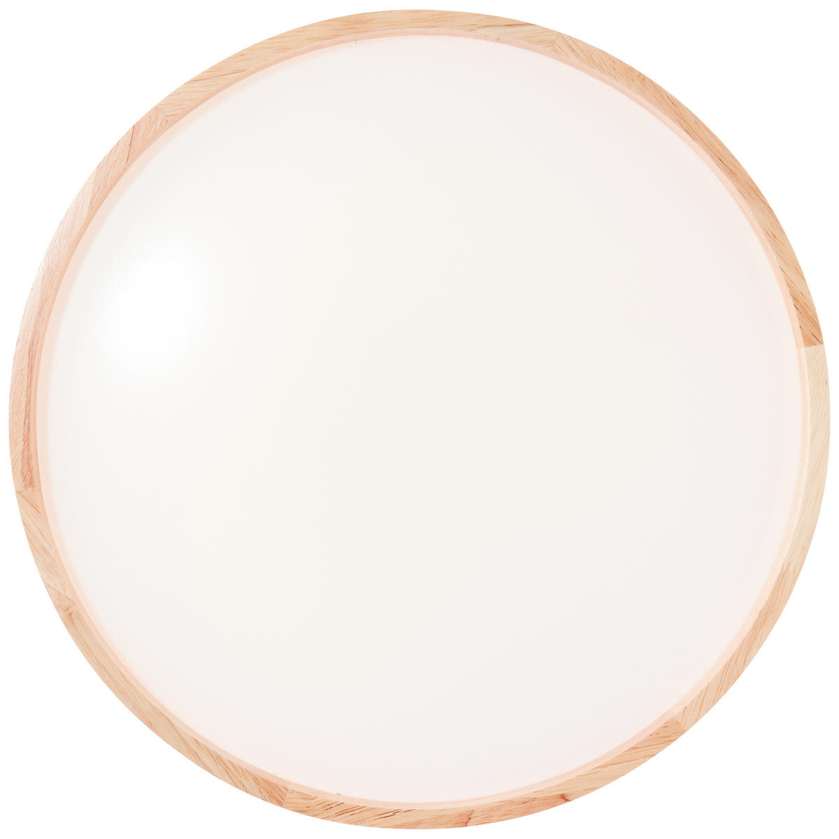 DECKENLEUCHTE Alson G99794/75 - Beige, Holz (39.5/39.5/6.5cm) - Brilliant