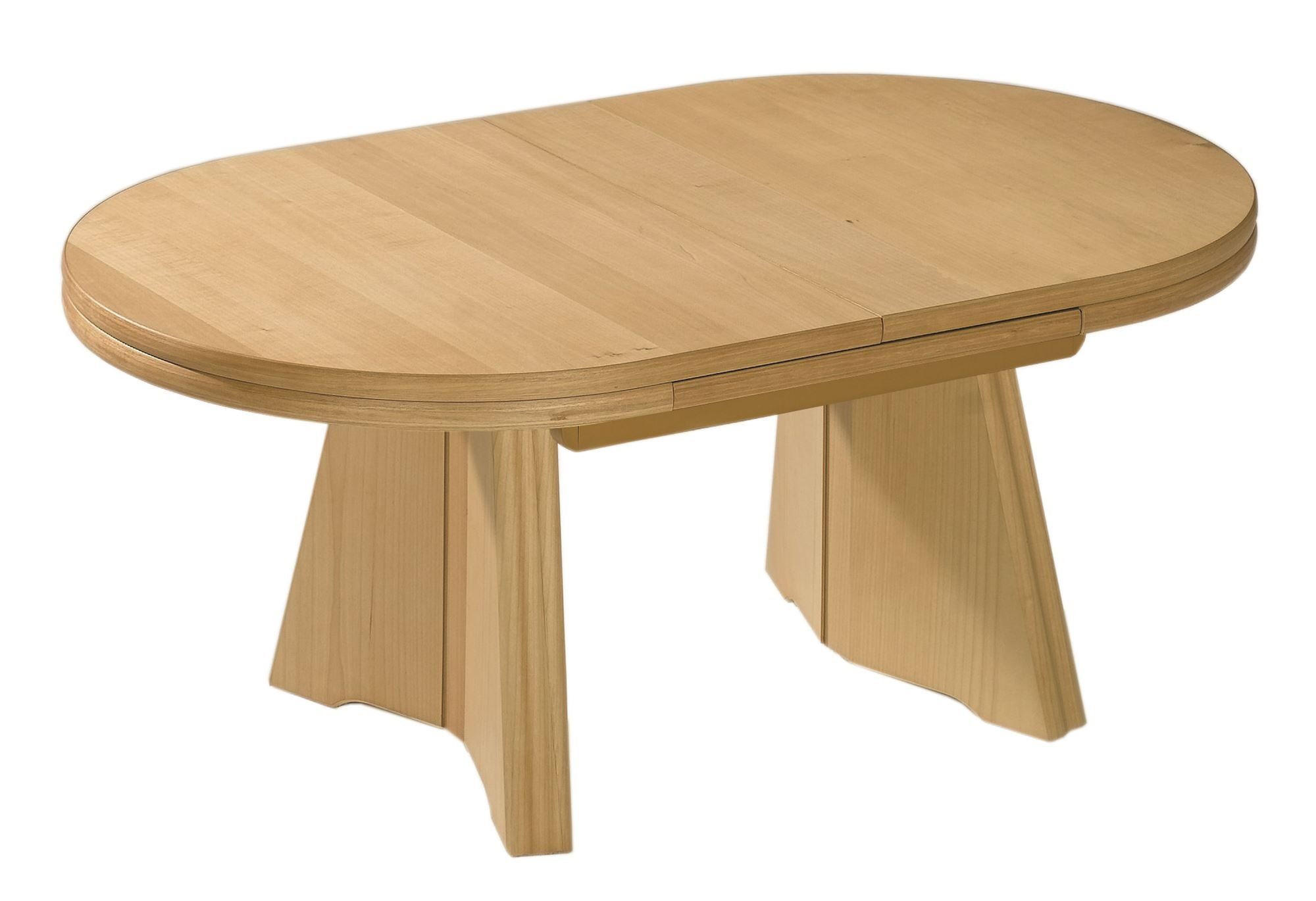 FUNKTIONSTISCH Cammy höhenverstellbar und ausziehbar 125(165,5) x 71 x 54-73 Couchtisch massiv Buche - Braun, Holz (125/71/54cm) - 58aufmkessel