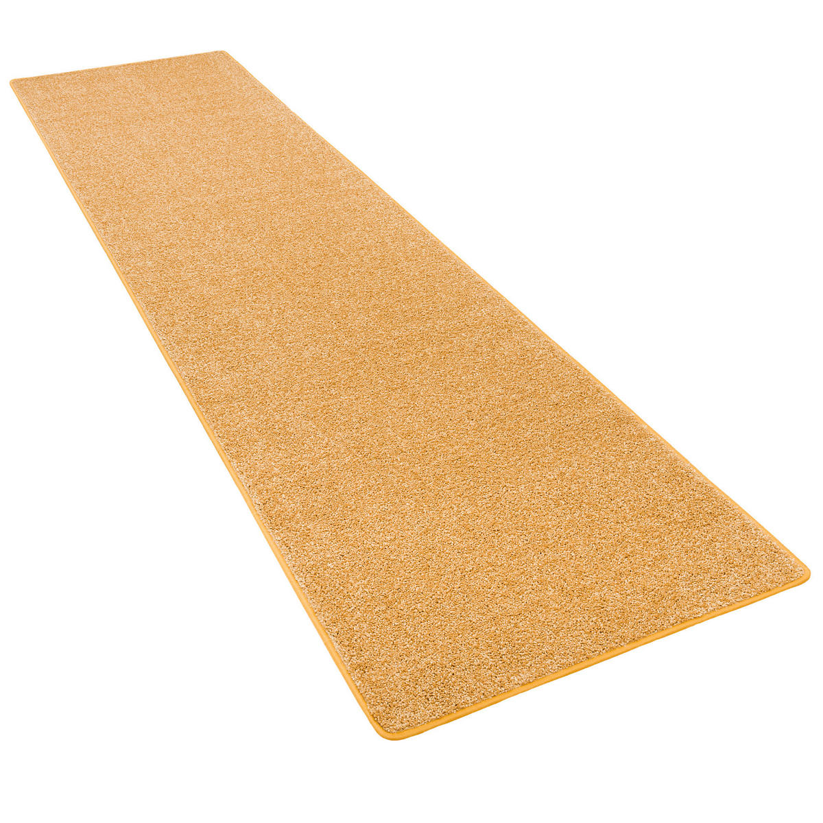 HOCHFLOR LANGFLOR TEPPICH LÄUFER COTTAGE - Currygelb, Textil (80/320cm) - Snapstyle