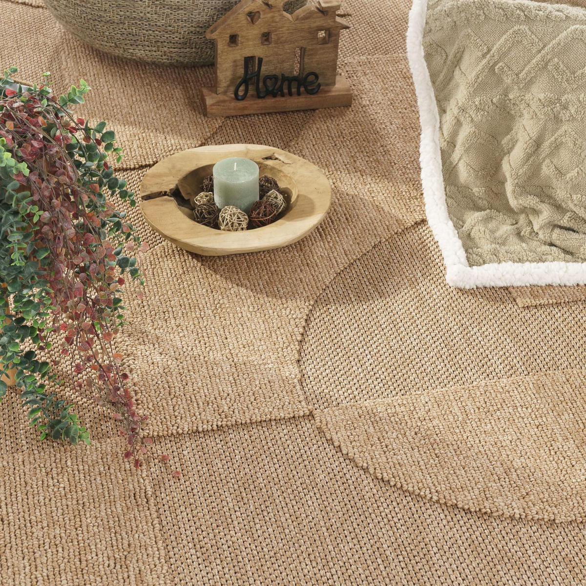 OUTDOORTEPPICH Boho Beige 120 x 160 cm - Beige, Kunststoff (120/160cm) - TT Home