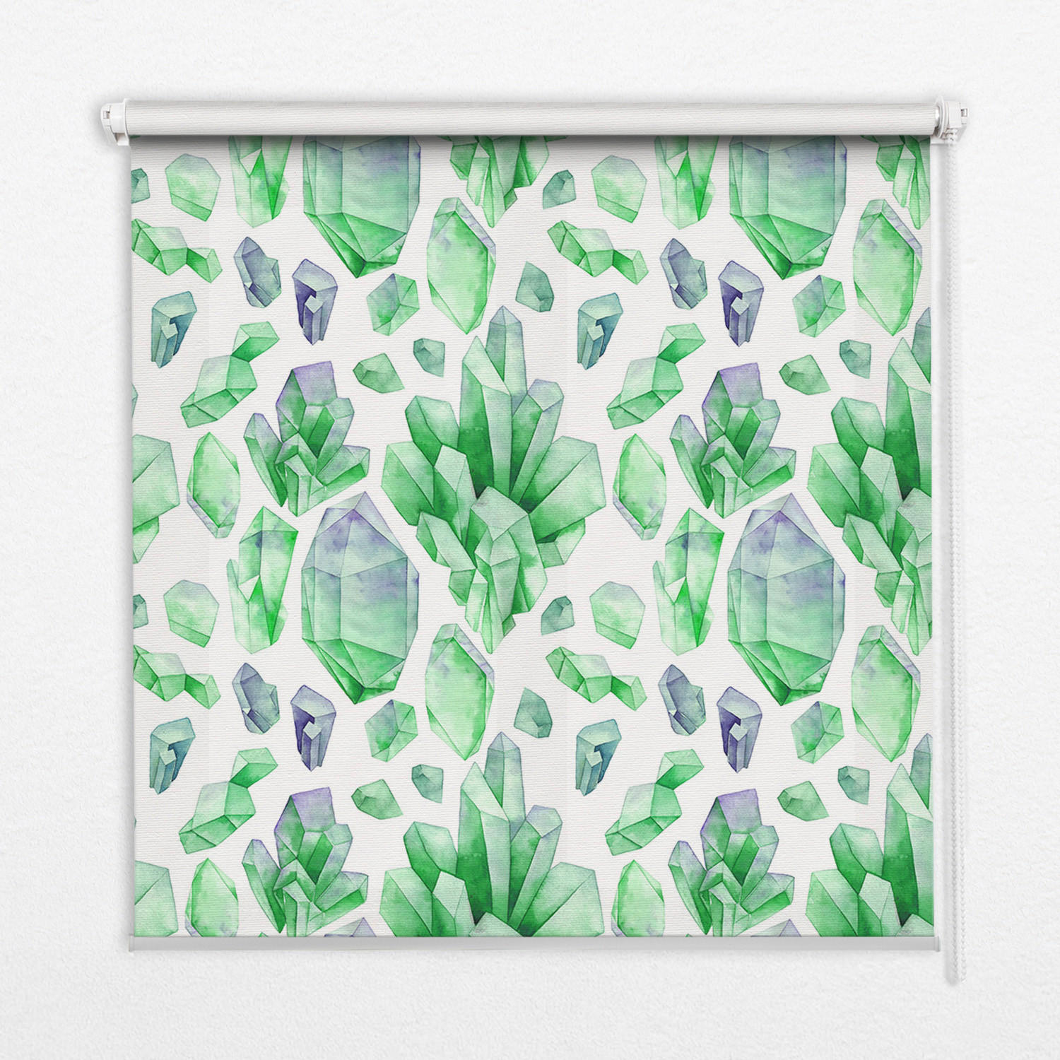 TULUP VNÚTORNÁ roleta - okenná roleta - roleta - 90x140 cm - Zelené kryštály